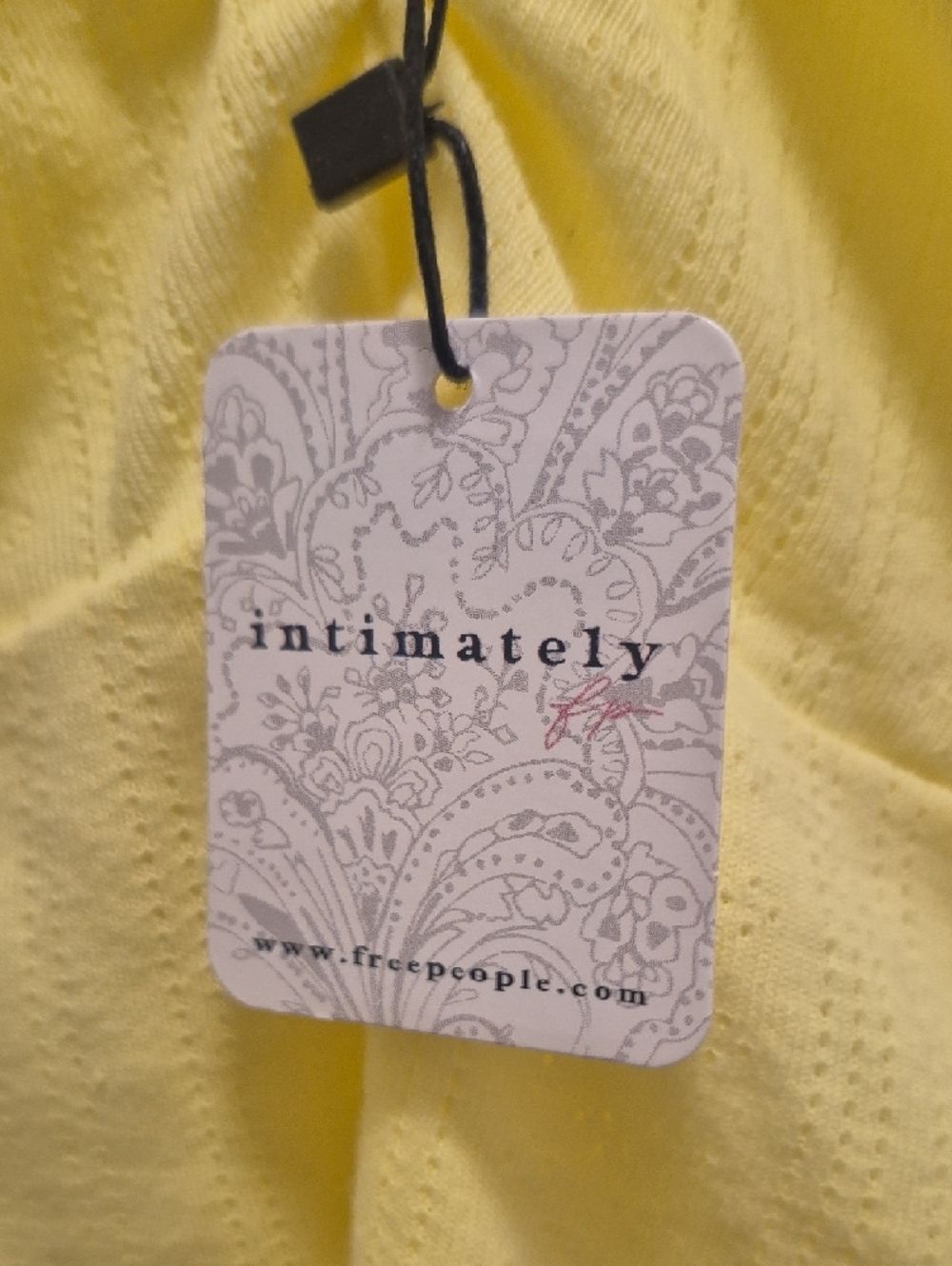 Free People Yellow Ruffle-Edge Tank - Picture 2 of 12